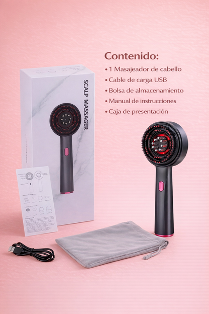 CEPILLO CAPILAR 3 EN 1 CON LUZ INFRARROJA