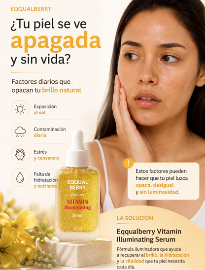 EQQUALBERRY Serum iluminador con vitamina